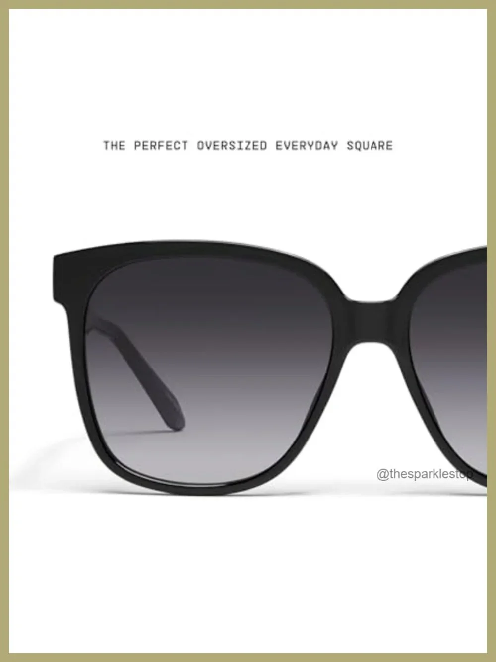 Square Sunglasses for Women Non Polarized UV Protection with Case